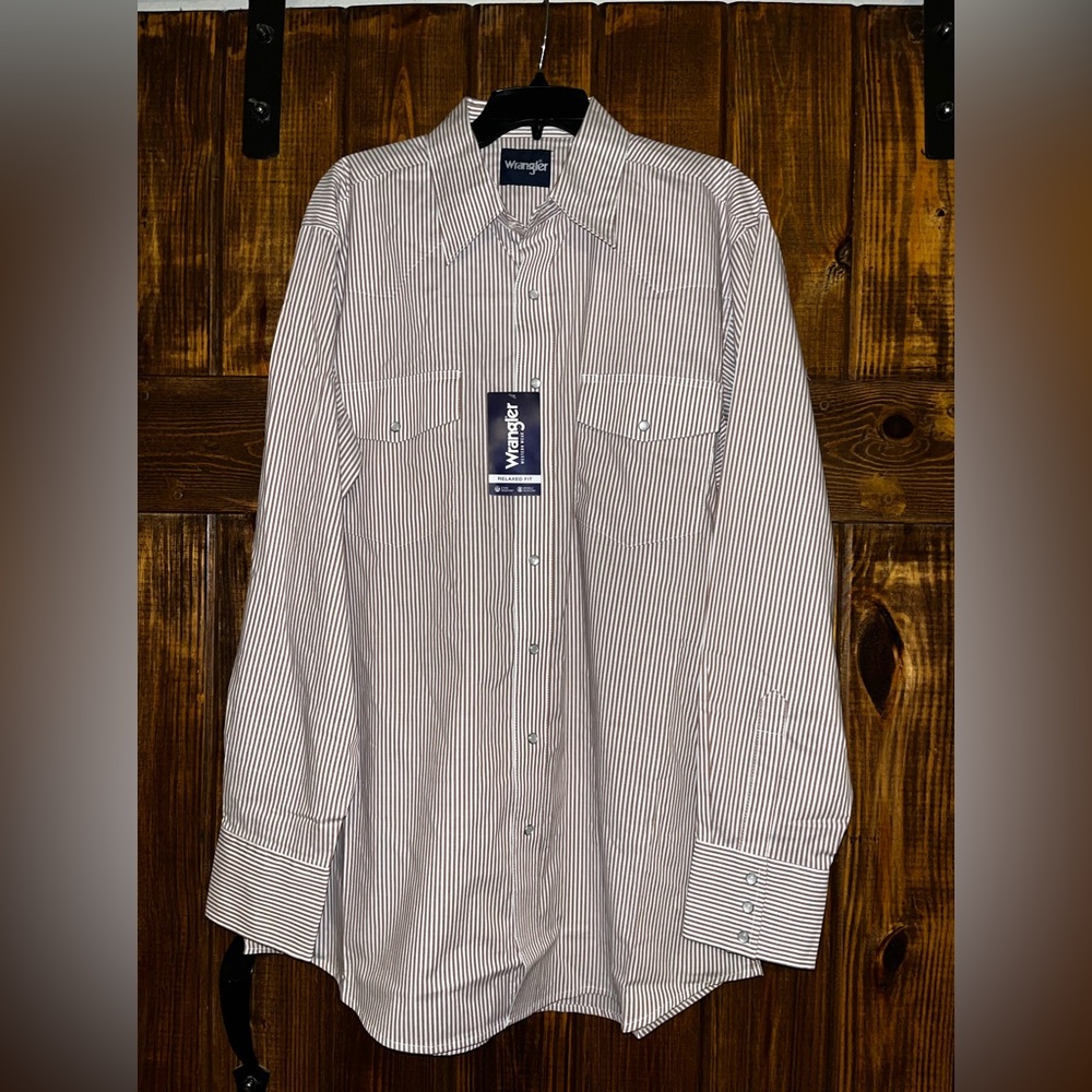 Wrangler pearl snap